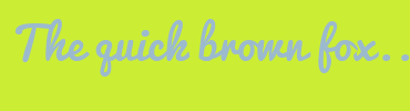 Image with Font Color 9CBACE and Background Color CBEE35